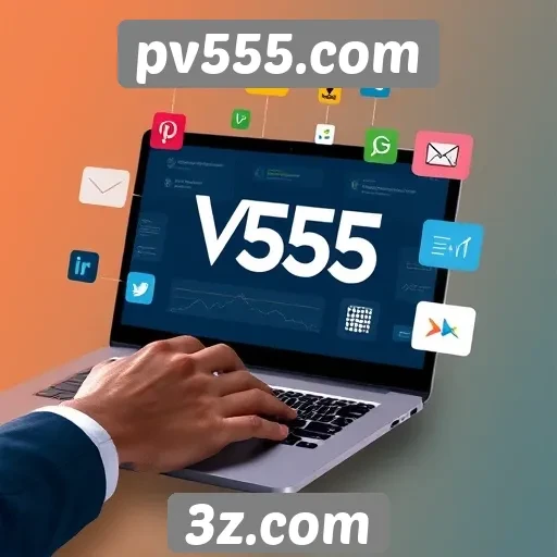 Estratégias de marketing digital do site pv555.com