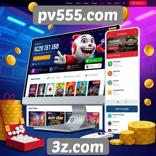 Interface e usabilidade do site pv555.com