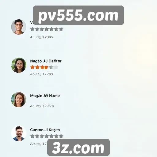 Feedback dos usuários sobre o pv555.com